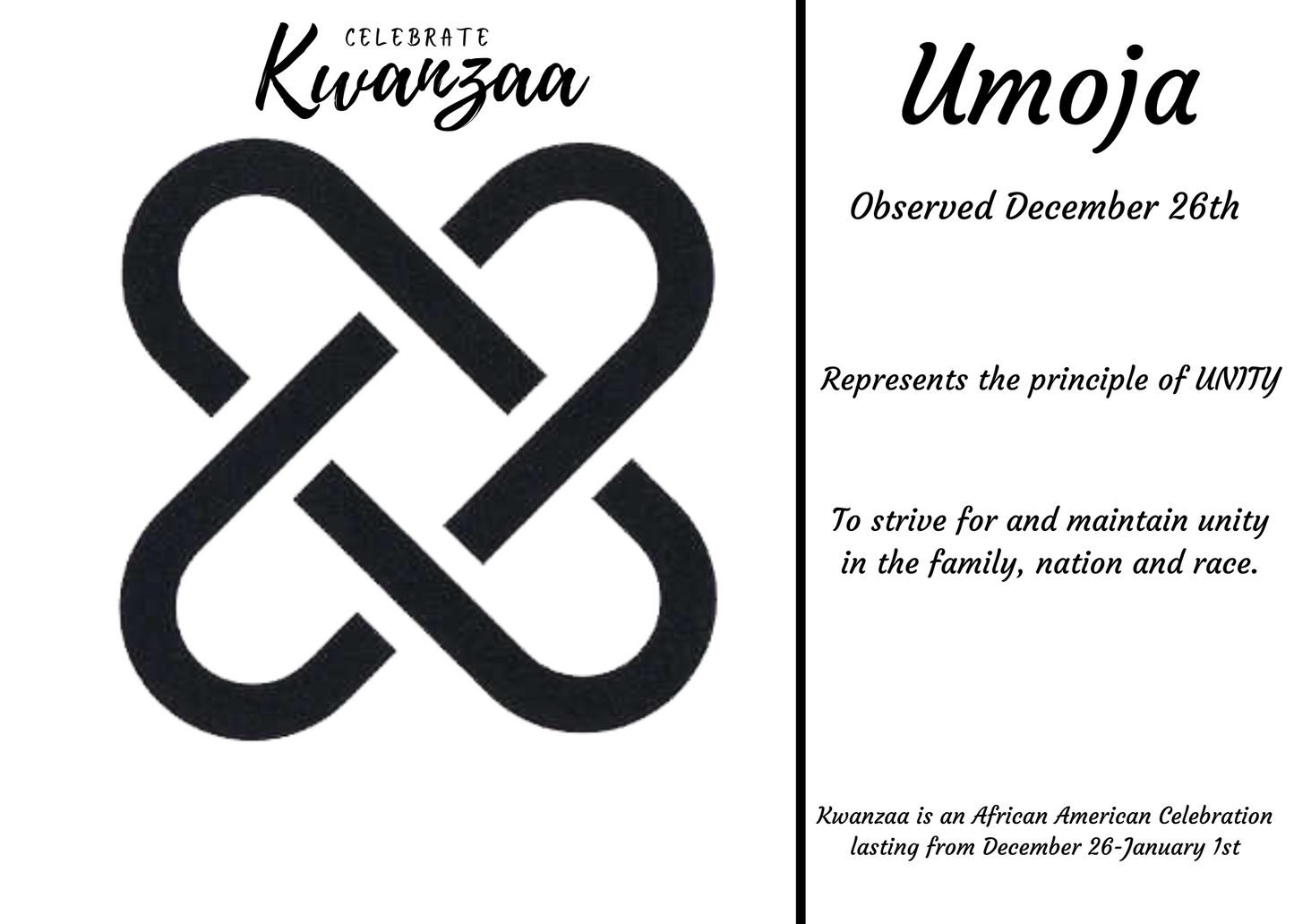 Kwanzaa Postcards