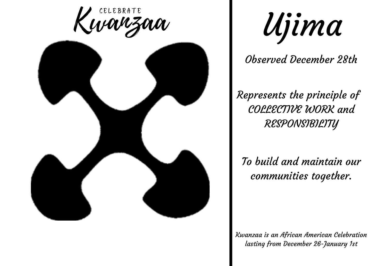 Kwanzaa Postcards