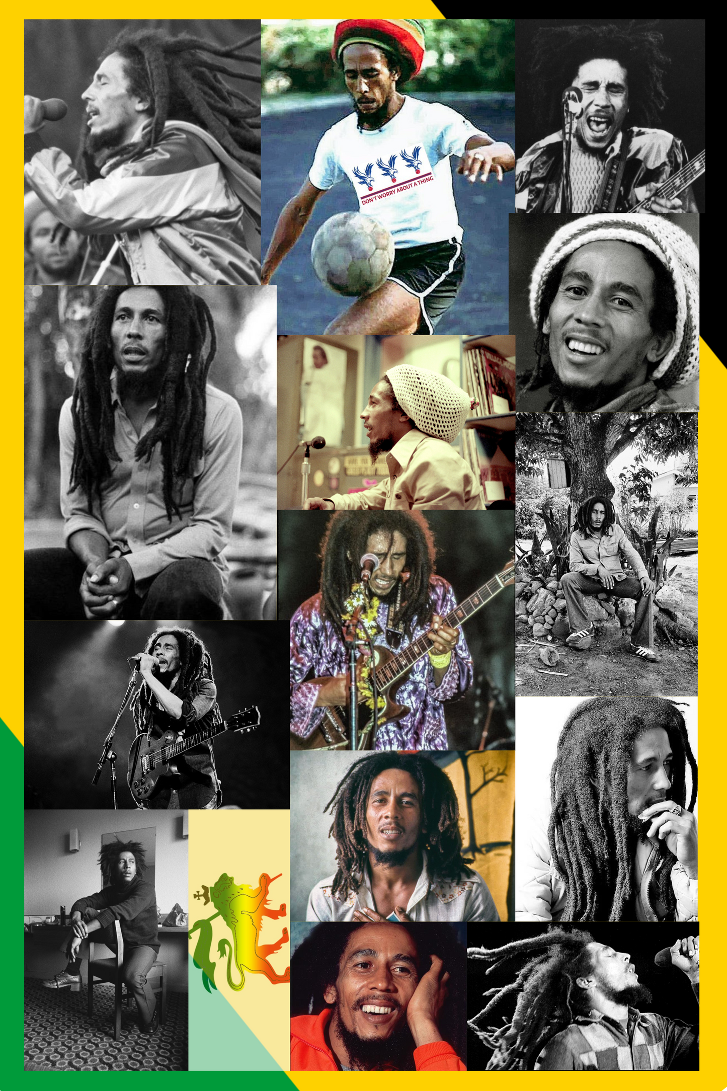 Marley Mashup Poster (unframed)