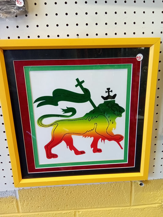 Framed Lion of Judah Wall Art