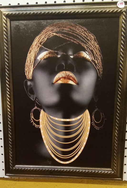 Framed Black Goddess