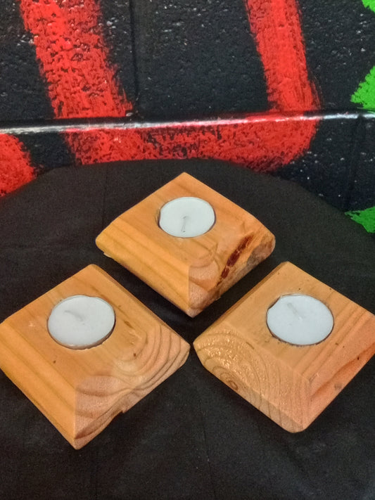 Single Tea Light Candle Holders (3)
